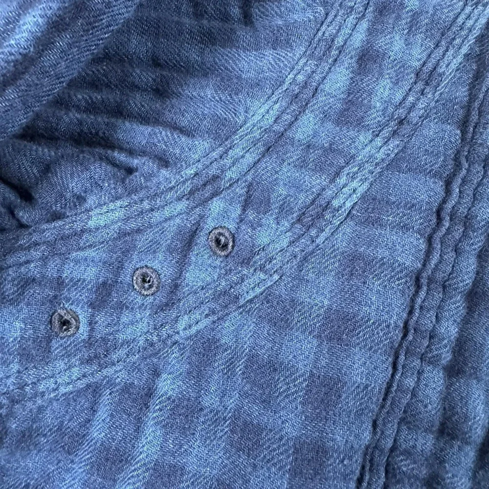 Polo Ralph Lauren Indigo Shipyard Shirt Mens XL Blue Check Button Up Long Sleeve